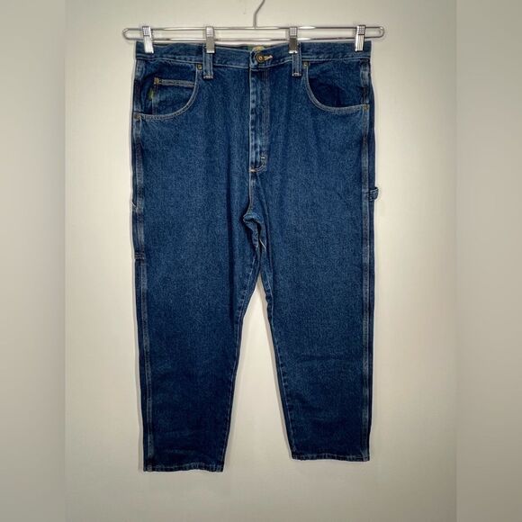 Cabela’s Roughneck Relaxed Fit Carpenter Jeans 905102D Straight Leg 40 x 30 EUC - Picture 1 of 9